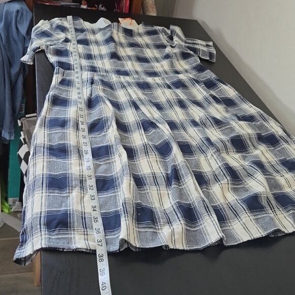 Orange Creek Gingham Cotton Dress - Picture 13 of 13